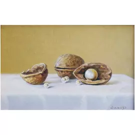 Damir Krivenko's painting "Pearl Nuts"